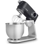Asfasfq - professionnel multifonctions 5l km120 inox gris mat puissant 800w, robot cuisine ptissier ...