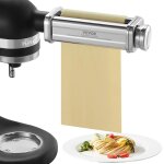 Asfasfq - rouleau à pâtes pour kitchenaid en acier inoxydable accessoire à pâtes pour robot pâtissier ... Asfasfq - rouleau à pâtes pour kitchenaid en acier inoxydable accessoire à pâtes pour robot pâtissier ...