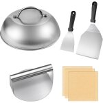 Asfasfq - smash burger set de couverts de barbecue en acier inoxydable avec presse a hamburger, spatule ... Asfasfq - smash burger set de couverts de barbecue en acier inoxydable avec presse a hamburger, spatule ...