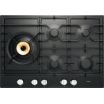 Asko hg1776ab table de cuisson au gaz noir graphite mat - 5 foyers