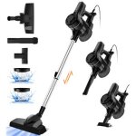 Aspirateur balai 600w puissant , hepa h13 filtre , aspirateur balais filaire 3 en 1, c�ble de 5m