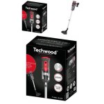 Aspirateur balai rouge 2en1 500ml 600w techwood rouge balai / à main filaire, cyclonique sans sac Aspirateur balai rouge 2en1 500ml 600w techwood rouge balai / à main filaire, cyclonique sans sac