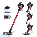 Monmecd aspirateur balai sans fil 4 - en - 1  16kpa, 150w, 50 min d'autonomie, led, 2 vitesses, rservoir ...