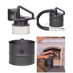 Aspirateur  cendres et poussires capacit de 4l 600w diamtre cuve 20cm puissance 84 db