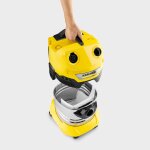 Aspirateur eau & poussires sans fil wd 4 - 18 s dual, 36v (2 batteries 18v non - incluses), cuve inox ...