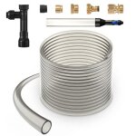 Aspirateur a gravier pour aquarium - duoku - tuyau en pvc de 10 m - siphon de nettoyage pour aquarium, ...