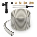 Aspirateur a gravier pour aquarium - duoku - tuyau en pvc de 7, 6 m - aspirateur pour siphon, 3 types ...