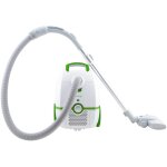Aspirateur avec sac de 3l silencieux vert blanc