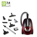 Aspirateur sans sac nilfisk meteor deluxe - rouge - filtre hepa h13 - 2 l