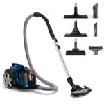 Aspirateur traineau sans sac philips powerpro expert fc9745 bleu roi