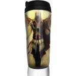Assassin's creed coffee mug water cup travel mug reusable leak proof with lid for 350 ml(cup bottom thickened ...