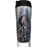 Assassin's creed coffee mug water cup travel mug reusable leak proof with lid for 350 ml(cup bottom thickened ...