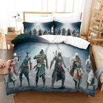 Assassin's creed sets de housses de couettes d, games character imprim� ensemble de literie housses de ...