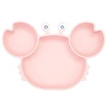 Assiette pour bb, bol, mini assiette en silicone pour bbs, tout - petits et enfants, portable goodnice ...