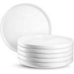 Assiettes blanches rondes 27 cm � lot empilable