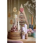 Assiette en bois de manguier marron d30