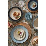 Assiette en bois de manguier marron d40