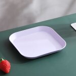 Assiettes carrées en paille de blé, bols a salade de pâtes, léger, réutilisable, service alimentaire, ... Assiettes carrées en paille de blé, bols a salade de pâtes, léger, réutilisable, service alimentaire, ...