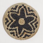 Assiette d�corative aino noir