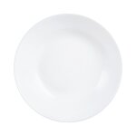 Assiette creuse diwali blanc - luminarc - verre opale extra r�sistant