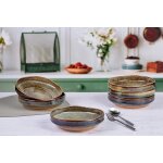 Assiette creuse genesis Ø21cm - 6 pi�ces - basalte