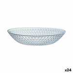 Assiette creuse luminarc pampille clear transparent verre (20 cm) (24 units)