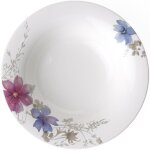 Assiette creuse, porcelaine premium, blanc / multicolore, 23 cm Assiette creuse, porcelaine premium, blanc / multicolore, 23 cm