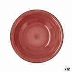 Assiette creuse quid vita cramique rouge ( 21, 5 cm) (12 units)