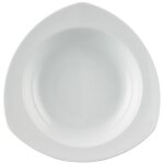 Assiette creuse thomas vario pure, soupe, carr�, porcelaine, blanc, compatible lave - vaisselle, 23 cm, ...