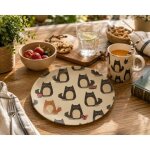 Assiette d�cor�e chats ¿ 20 cm