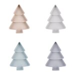 Assiette a dessert pratique, 4 pièces, assiette a collation, thème de noël, pour serveur alimentaire Assiette a dessert pratique, 4 pièces, assiette a collation, thème de noël, pour serveur alimentaire