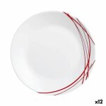 Assiette a dessert arcopal domitille multicolore verre ( 18 cm) (12 units)