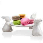 Assiette a dessert lapin en c�ramique ¿ 20 cm