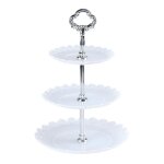 Assiette a dessert multicouches, table a fruits, support a gteau a trois couches, support a dessert, ...