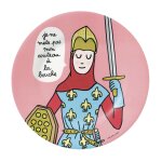 Assiette a dessert prince je ne mets pas mon couteau a la bouche - petit jour paris