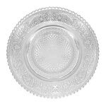 Assiettes a dessert en verre grav vintage assiette a dessert aux fruits sans plomb forcafe