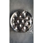 Assiette a escargots en inox 12 trous, plat a escargot , pradel excellence