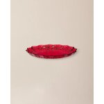 Assiette a gteau alisse - 21 cm - rouge