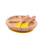 Assiette jaune - bol d'alimentation pour bébé, assiette a dîner en bambou pour enfants, ensemble de vaisselle ... Assiette jaune - bol d'alimentation pour bébé, assiette a dîner en bambou pour enfants, ensemble de vaisselle ...