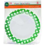 Assiettes jetables - bigbuy home - multicolore - 14, 46 x 11, 46 x 10, 77 cm - non compatible lave - ...