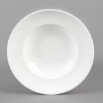 Assiette pates 26 cm porcelaine blanc (lot de 6)