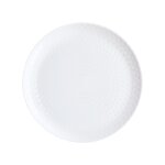 Assiette plate blanche 25 cm pampille - luminarc