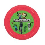 Assiette plate minecraft en mlamine micro ondable