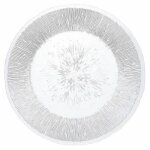 Assiette plate quid lonja transparent verre ( 32, 7 cm) (6 units) (pack 6x)