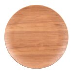 Assiette de prsentation bois naturel 34 cm