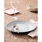 Assiette de service souci - bleu - 30 cm