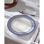 Assiette de service r�ve bleu chantal