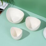 Assiettes de table pour assiettes de service, vaisselle en plastique, collation, fruits secs, bol de ...