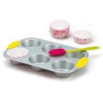 Atelier mini cupcakes - atelier - 6 moules - silicone - 36 caissettes - 2 recettes Atelier mini cupcakes - atelier - 6 moules - silicone - 36 caissettes - 2 recettes