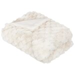 Atmosphera adriel plaid 160 x 120 cm polyester beige